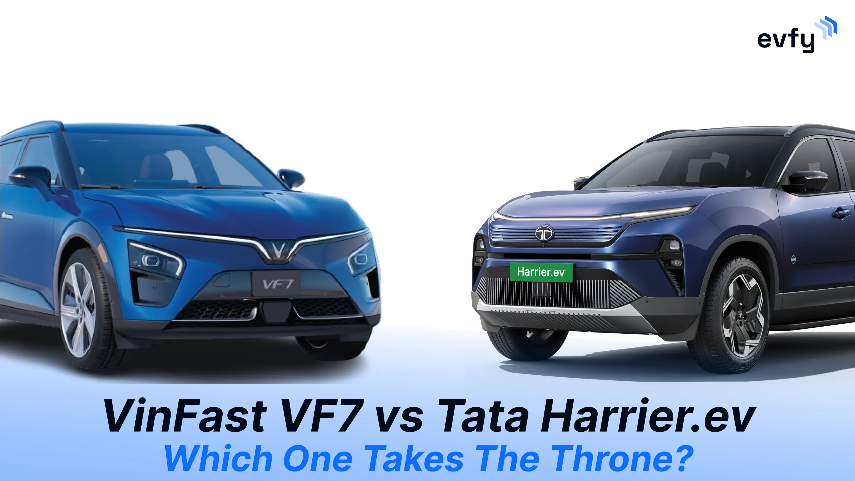 VinFast VF7 vs Tata Harrier.ev — Which One Takes The Throne?